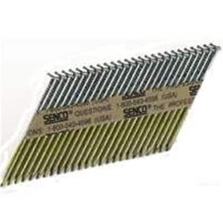 Senco Common Nail, 3 in L, Chrome Plated Finish SE386530